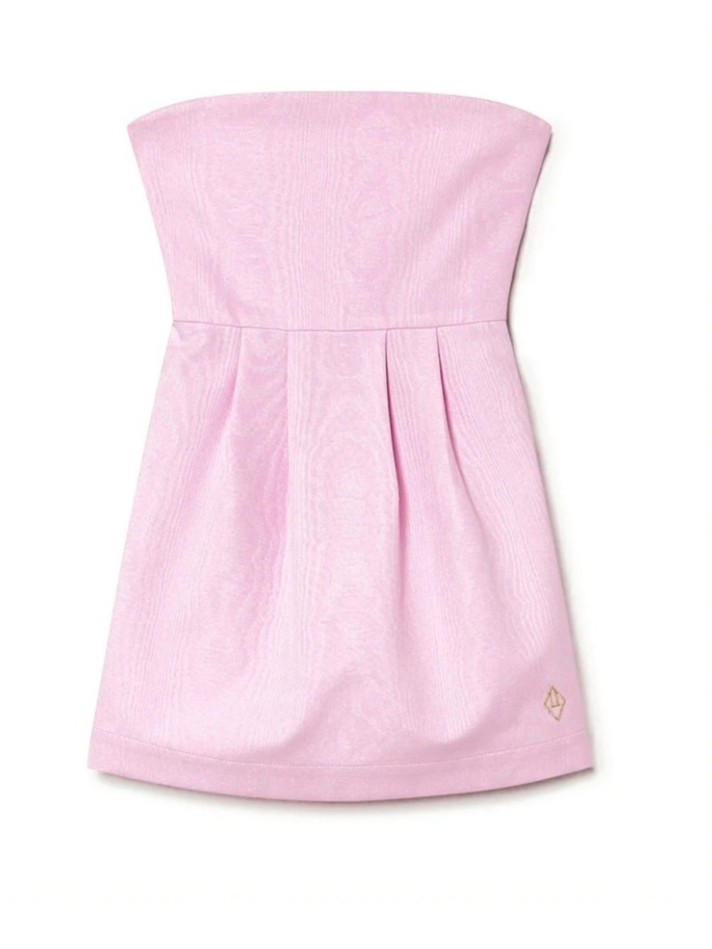 The Animals Observatory Girls Logo Moare Dragonfly Strapless Bow Dress, Pink,12Y - Picture 3 of 13